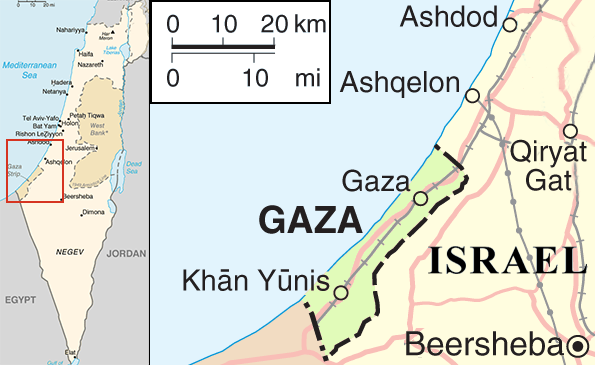Gaza invaded 2014, Wikipedia image