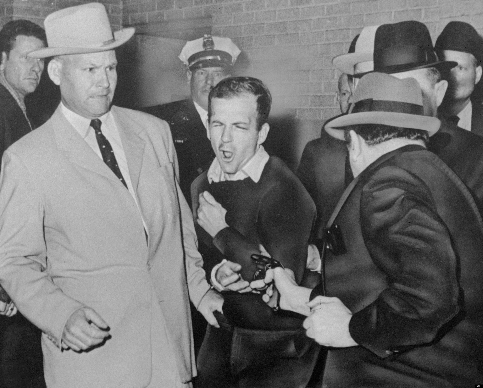 History's most famous "perp walk"