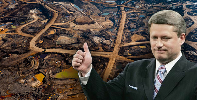 Stephen Harper in the Tar Sands