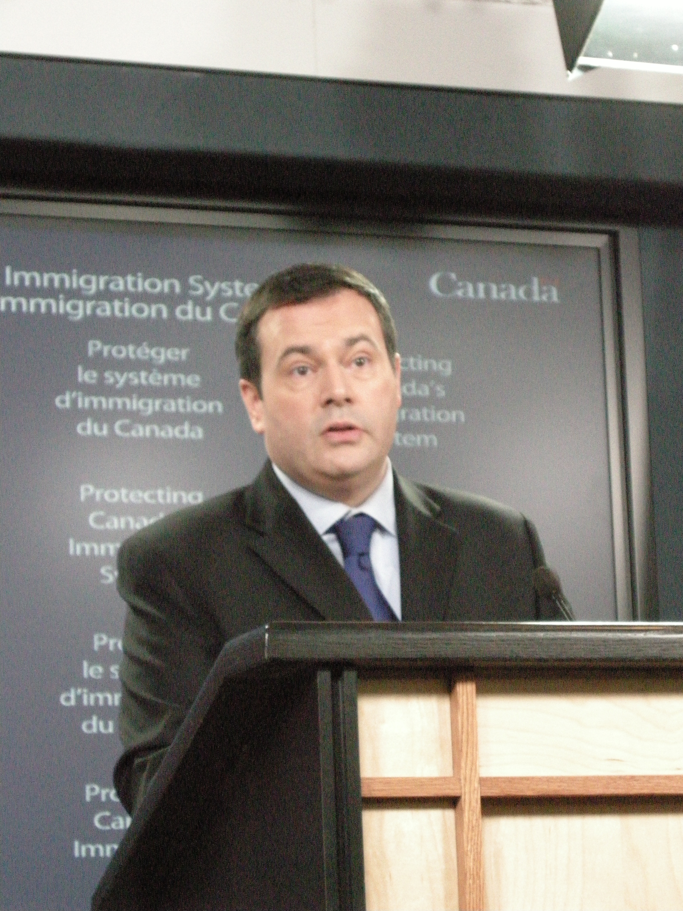 Jason Kenney announces major changes in refugee law early in 2012.