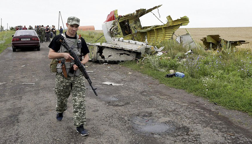 Malaysia Airlines Flight MH-17 crash site