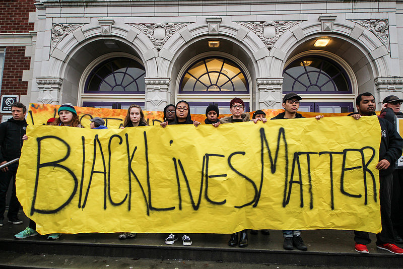 Protesters in Queen's Park, June 6, 2020. (Image: michael_swan/Flickr)