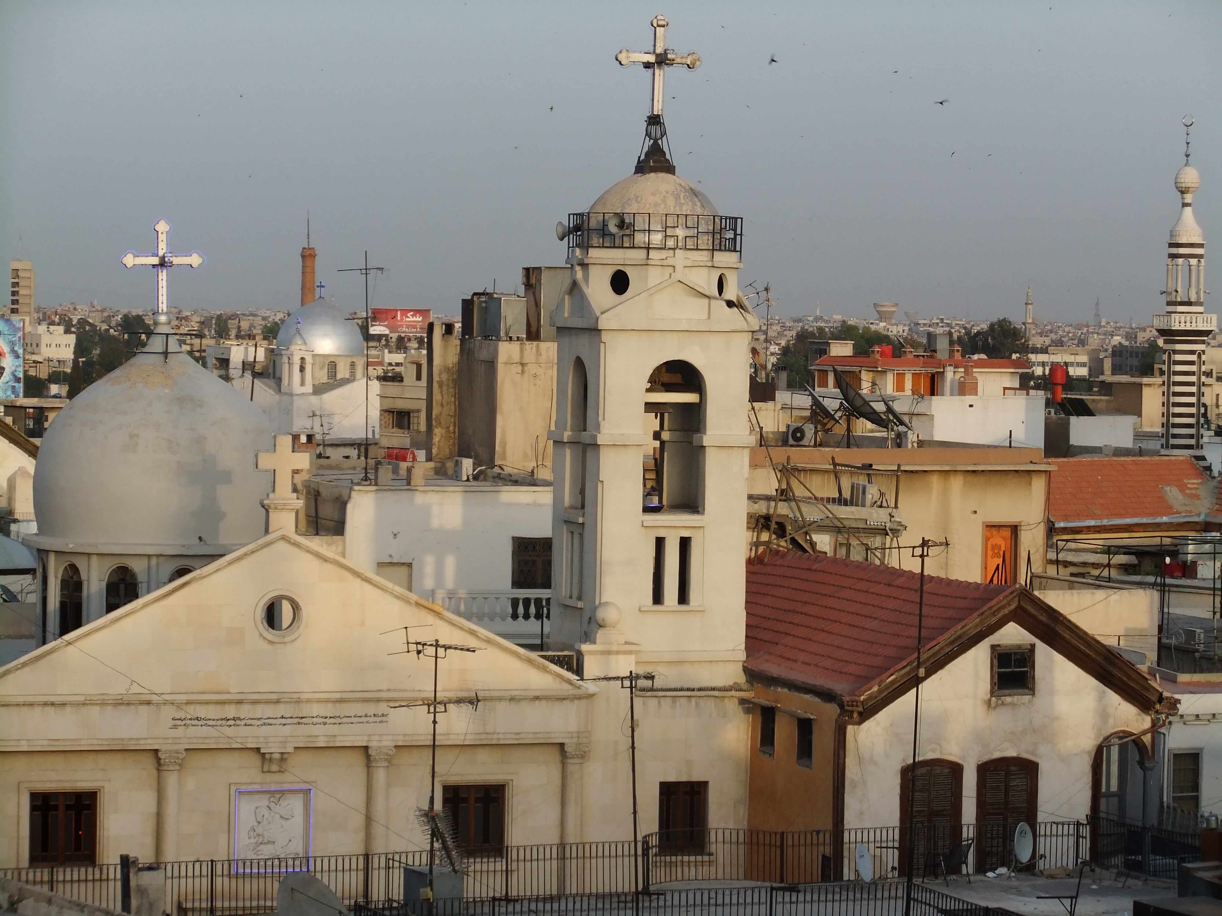 Churches and mosques in Damascus, 2010