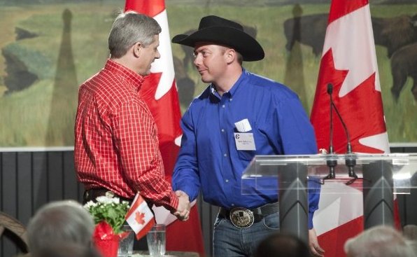 Rob Anders with Stephen Harper