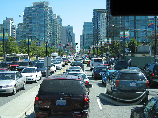 Photo: Traffic in Vancouver by Mark Woodbury on Flickr