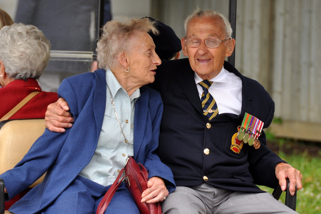 A veteran is driven from the New Canadian Citizen Ceremony, 2009.