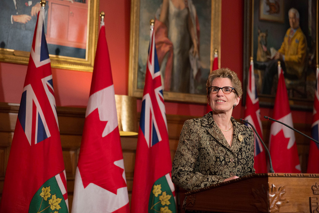 Ontario Premier Kathleen Wynne in 2013