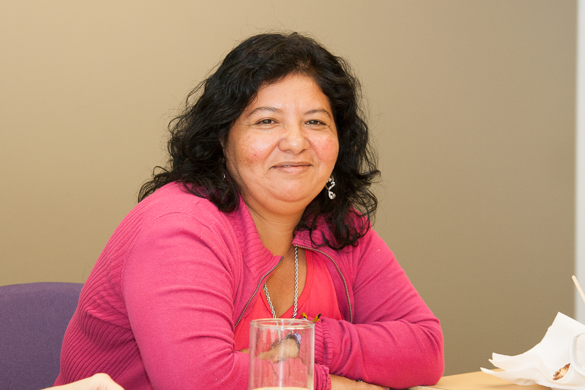 Reyna at HEU meeting in Vancouver in May 2015 / Photo taken by Caelie Frampton