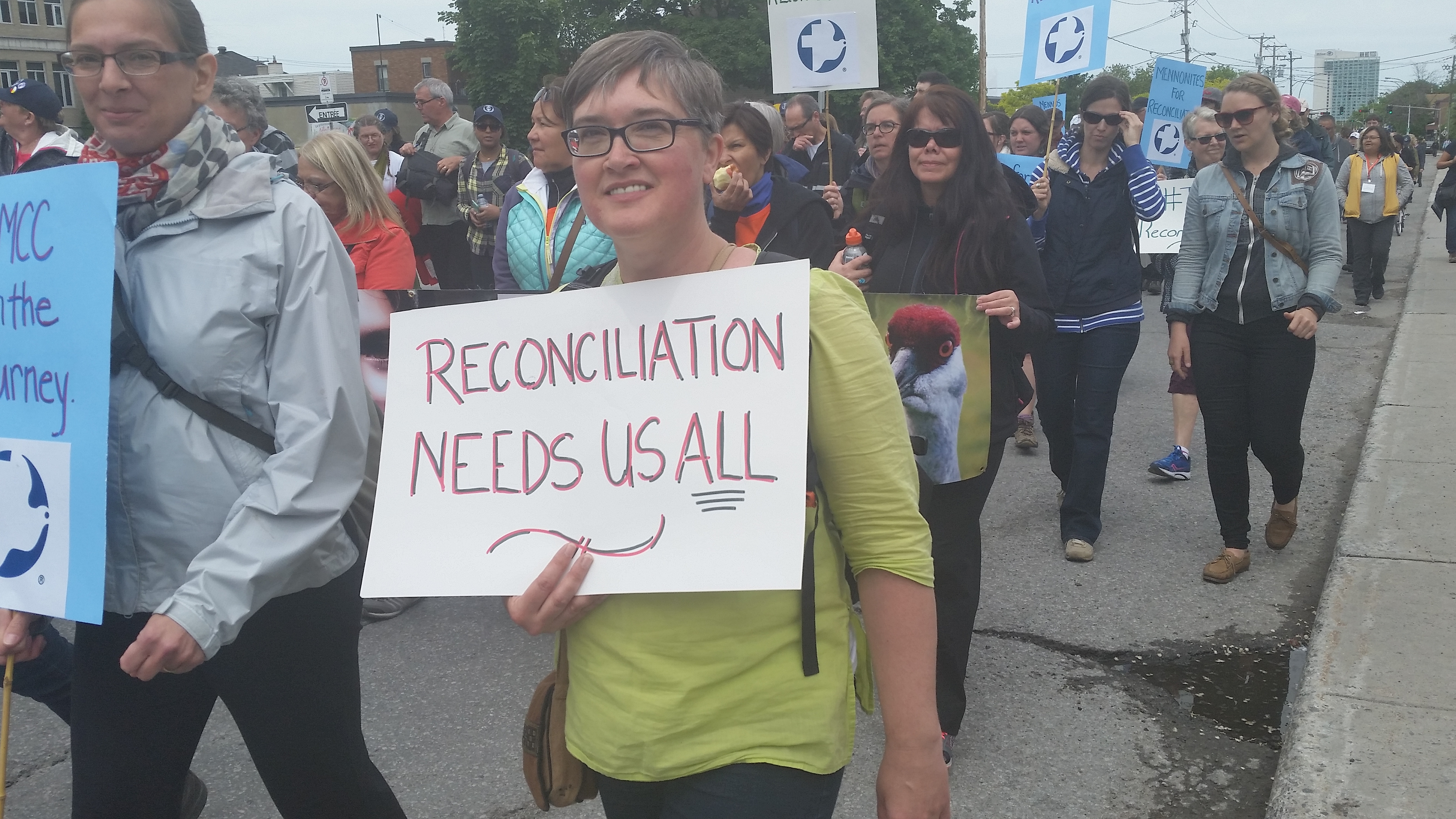 Participant of the Walk for Reconciliation