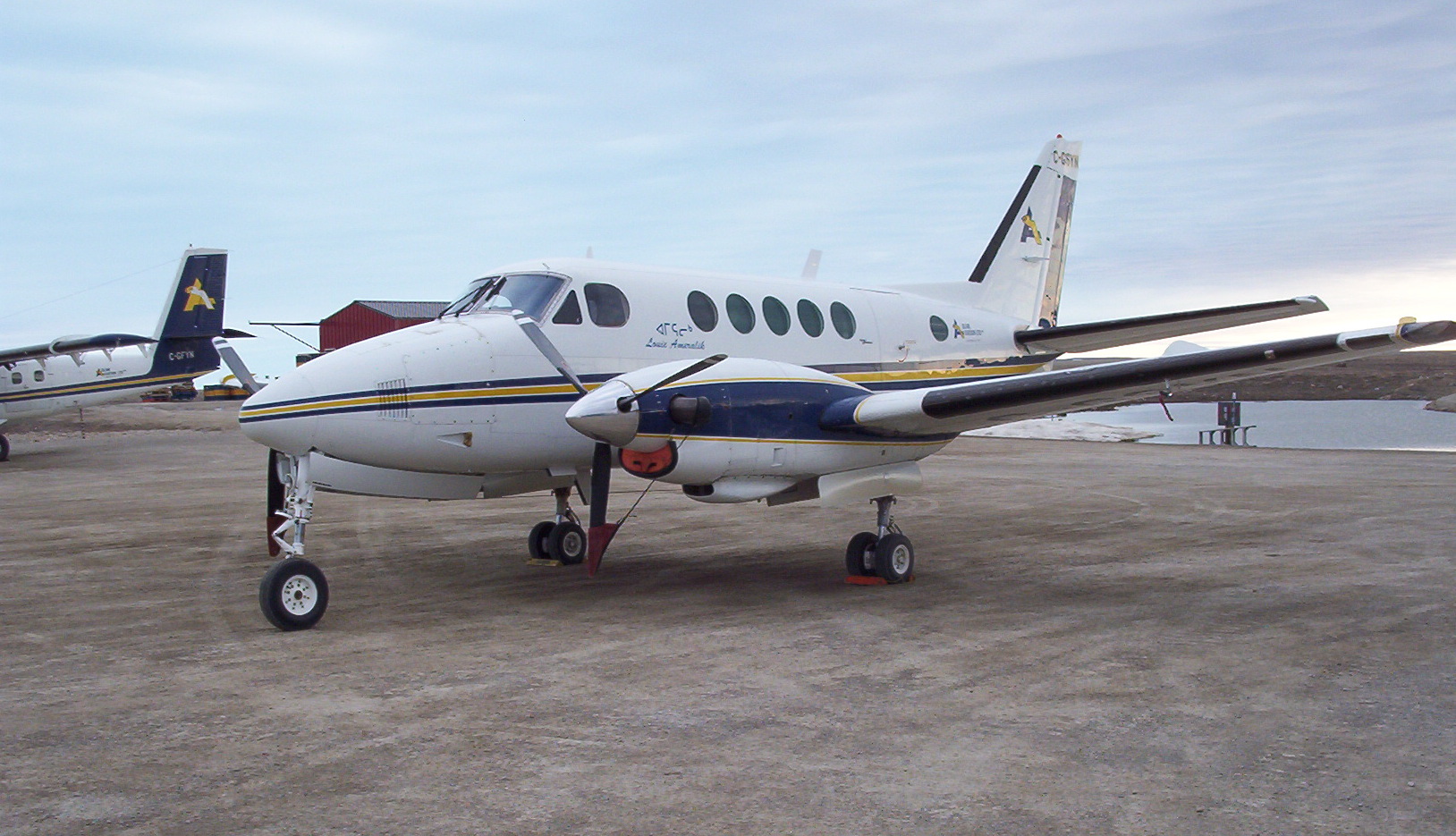 A Beechcraft King Air aircraft