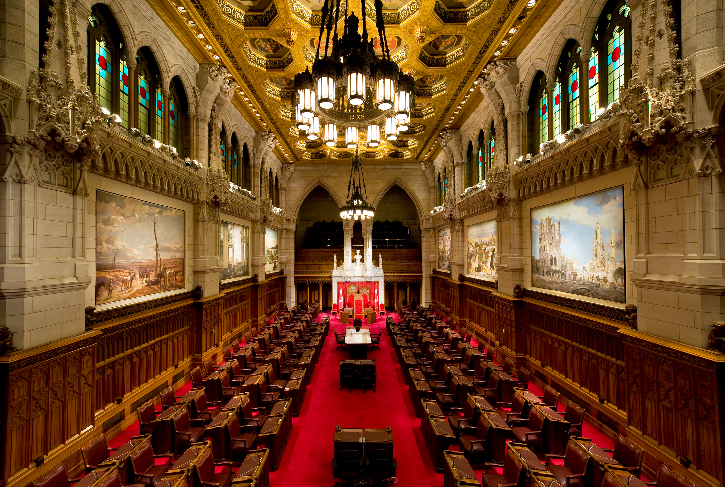 The Canadian Senate Chamber