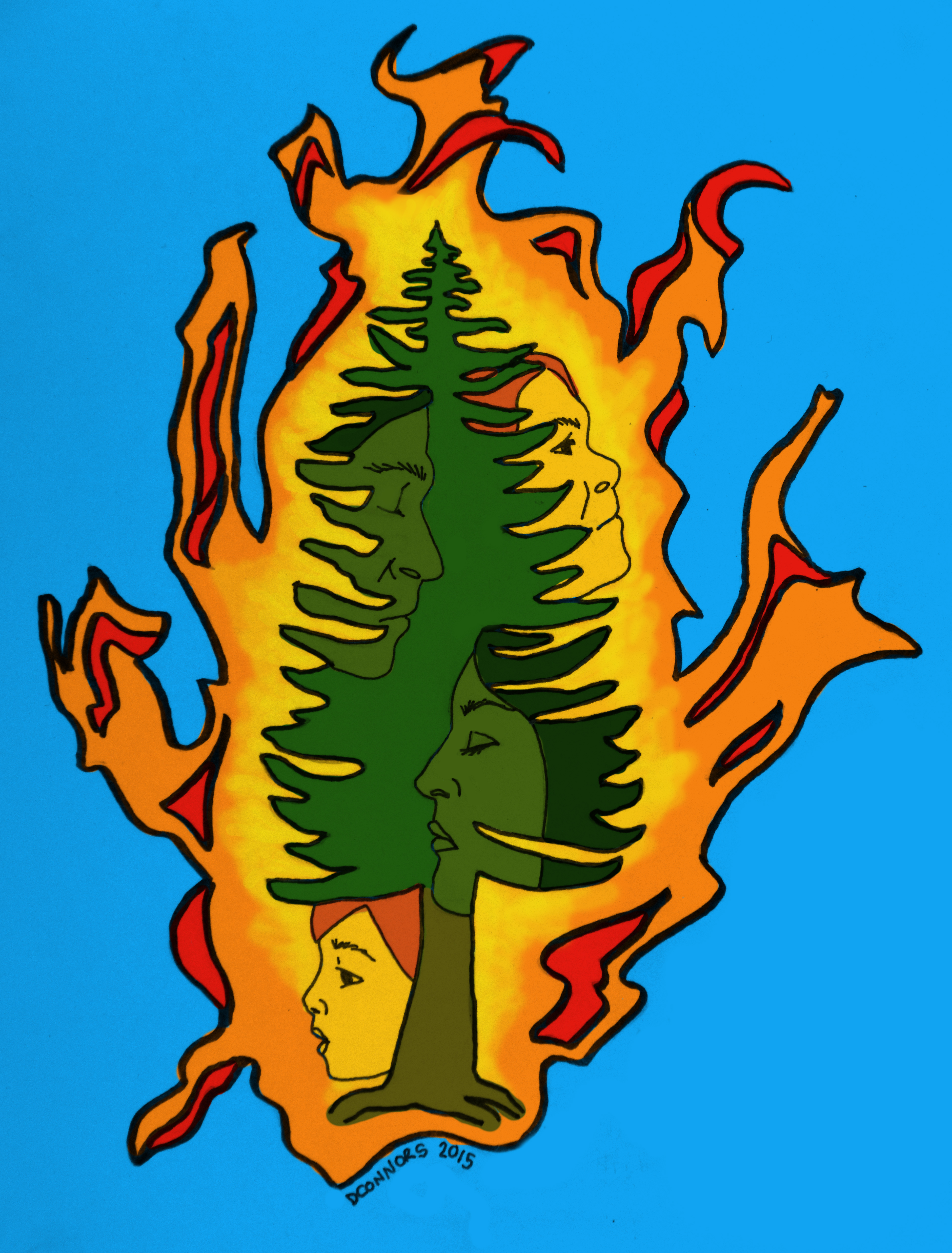 Trees on Fire