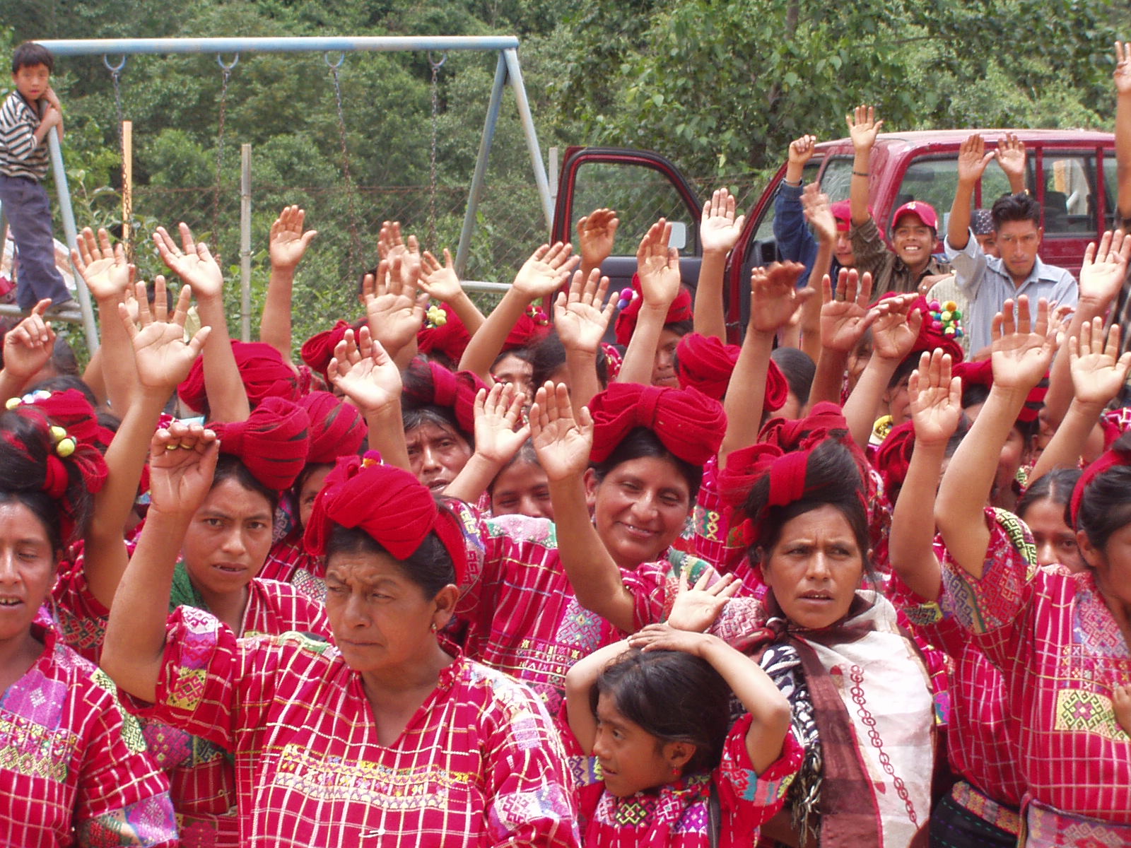 Women making their voices heard in Guatemala. Photo credit: CEIBA