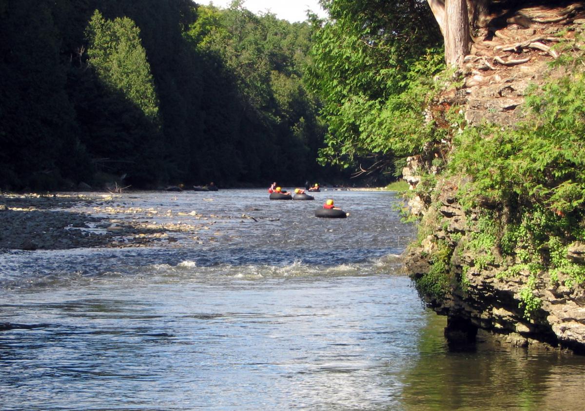 Photo of Grand River at the Elora Gorge by the Grand River Conservation Authorit