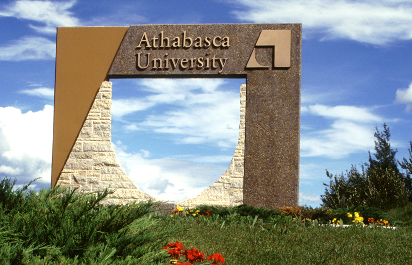 Athabasca University Sign