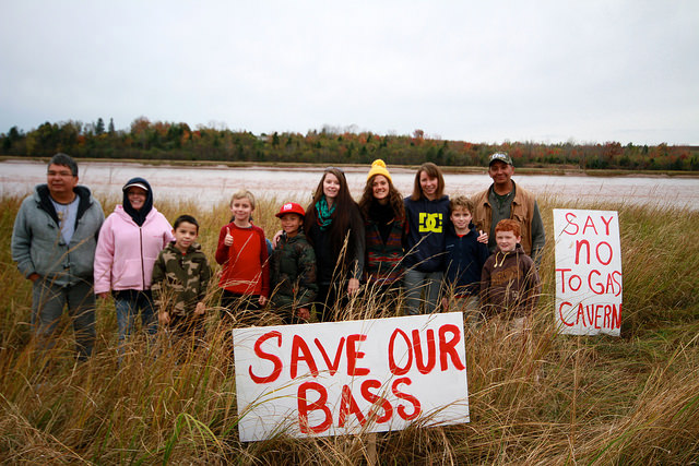 Photo: Fishing Derby at the proposed brine storage site, Tori Ball