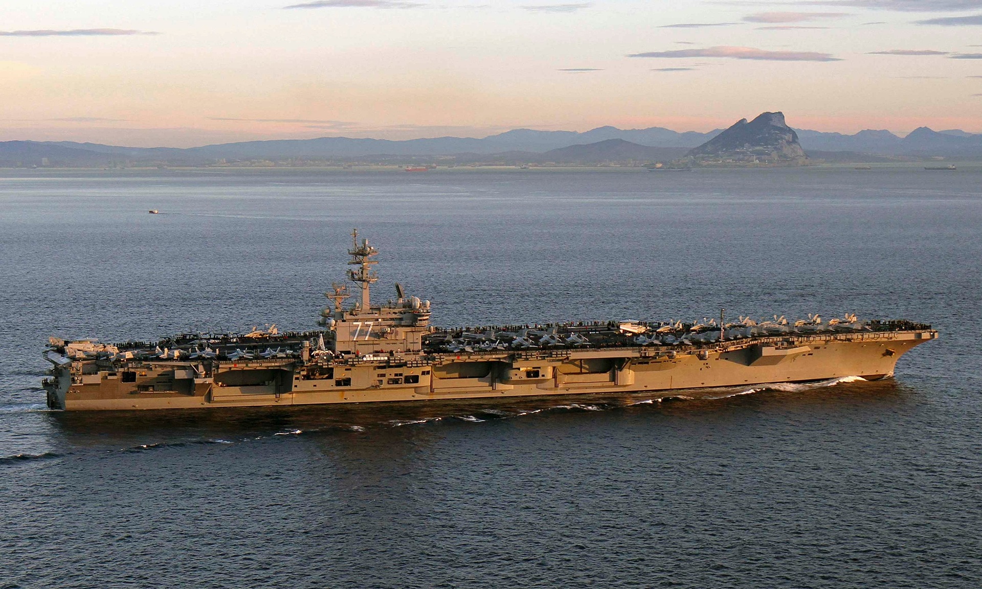 USS George H.W. Bush in the Persian Gulf