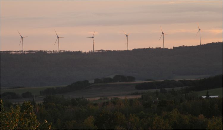 Image: Bear Mountain Wind Park near Dawson Creek, B.C.