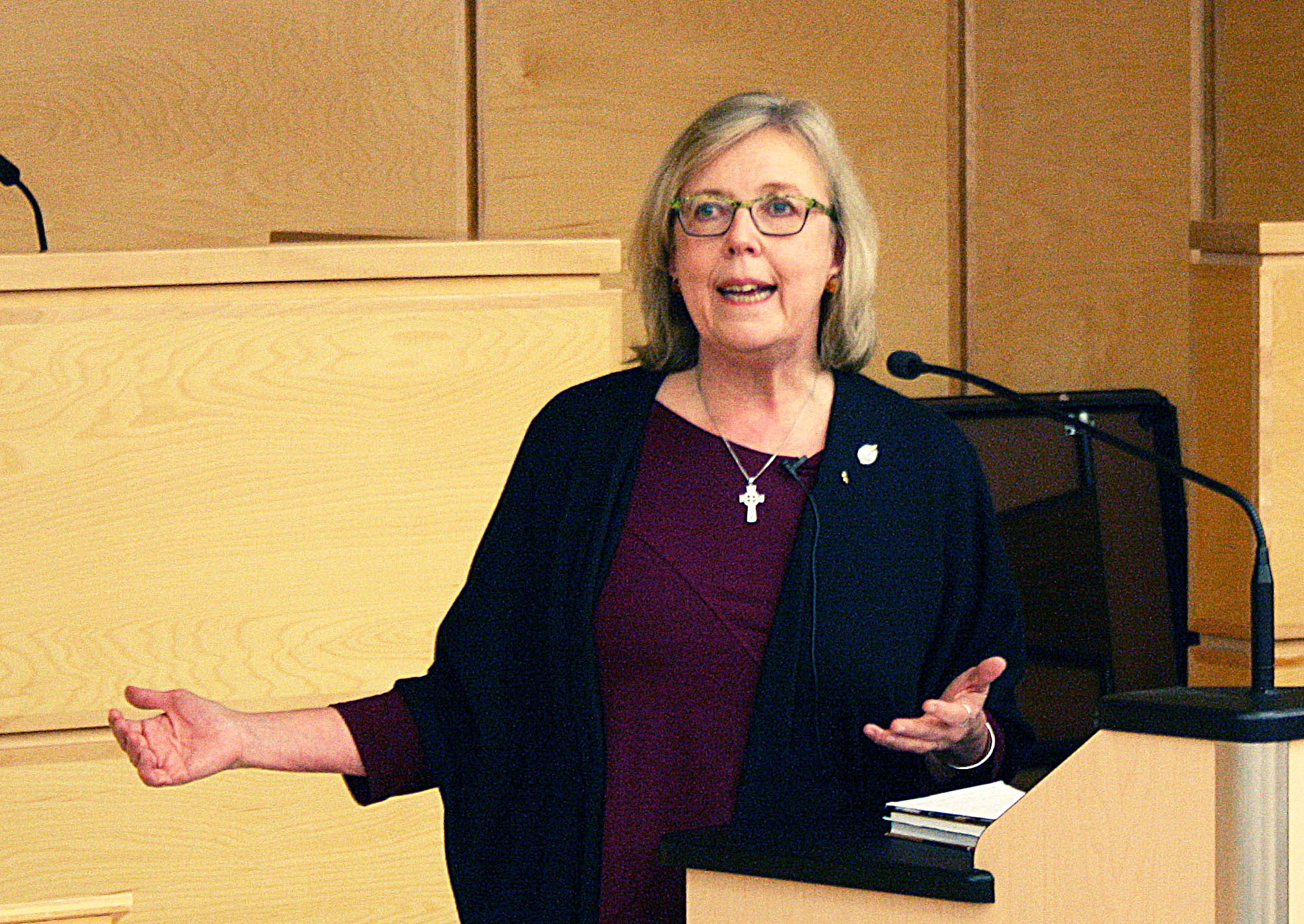 Green Party leader Elizabeth May