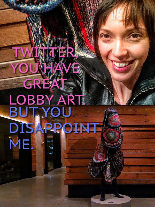 Svea Vikander, twitter great lobby art