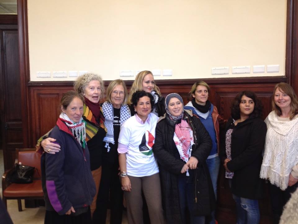 The Women's Boat to Gaza international coalition meeting in Messina, Sicily. Pho