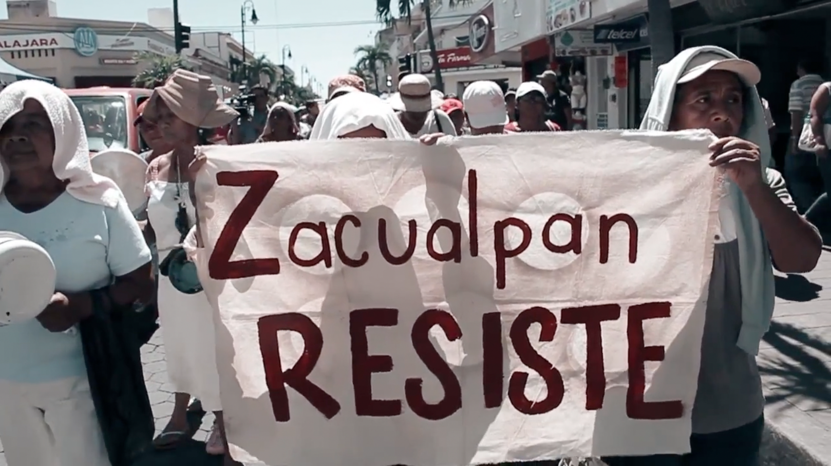 Nahua Indigenous community of Zacualpan in Colima, Mexico in resistance to minin