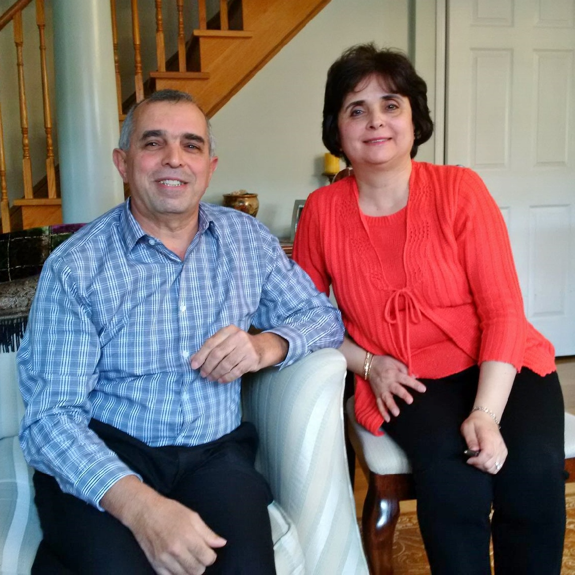 Riad Sabbagh and wife Ibtisam Chabouk