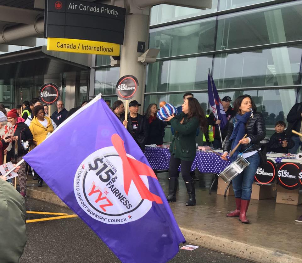 Photo: TAWC: Toronto Airport Workers' Council facebook group