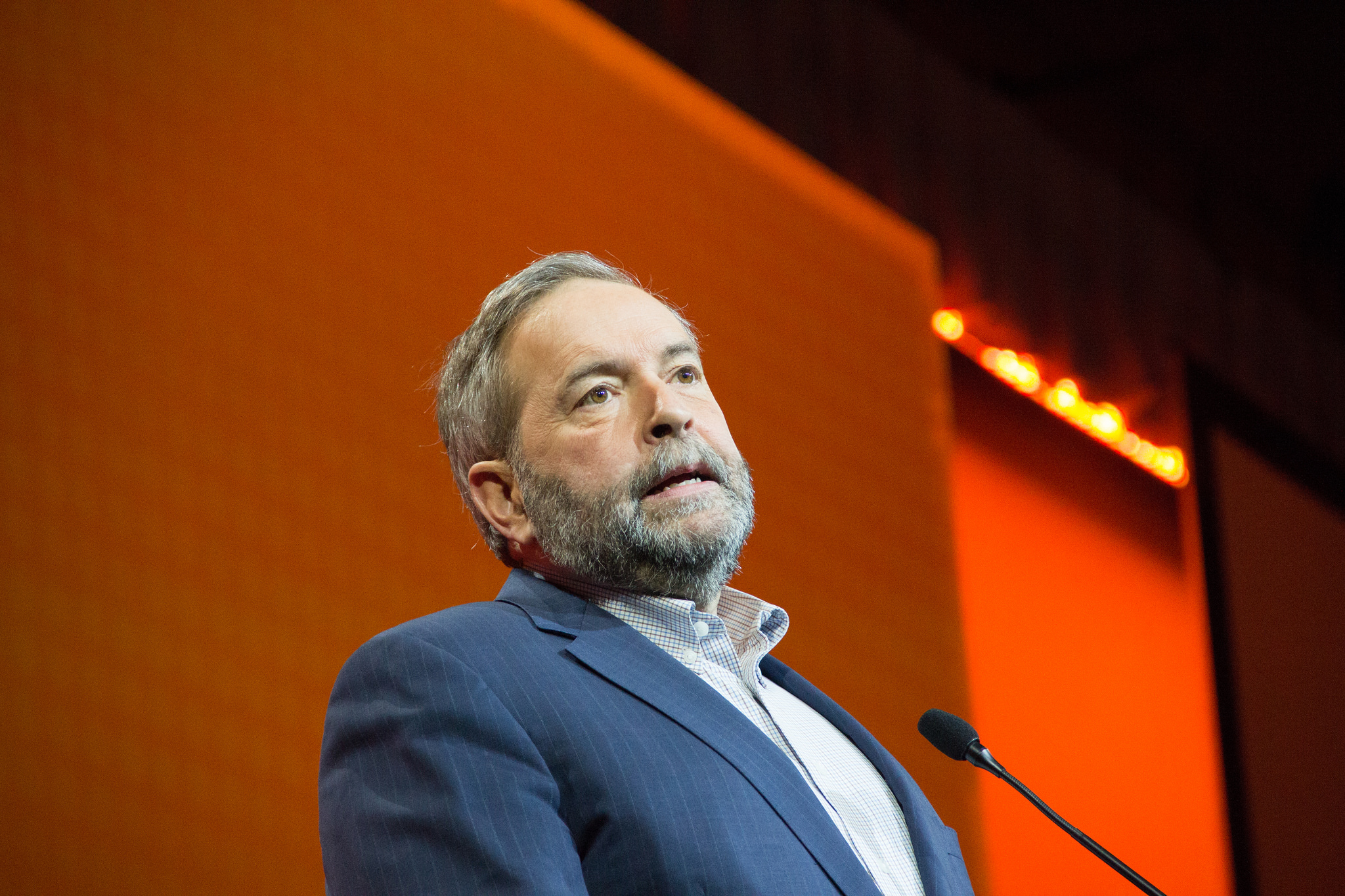 Thomas Mulcair at the 2016 NDP Convention in Edmonton