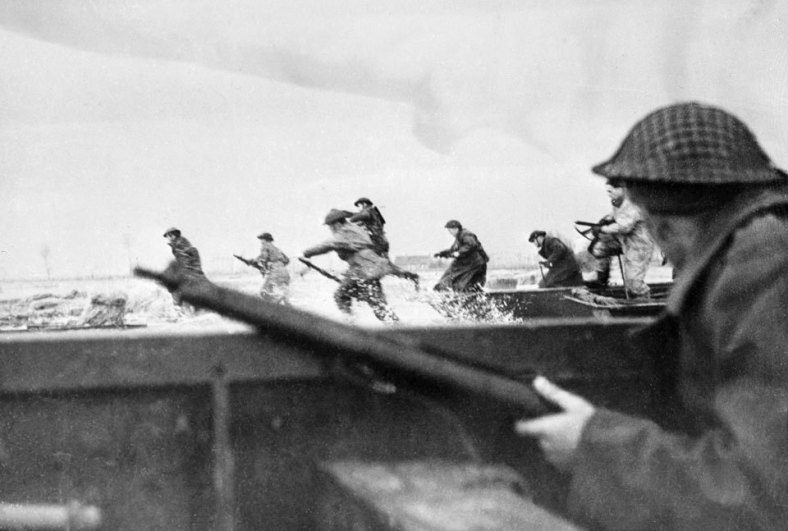 Canadians at Juno Beach, Normandy, June 6, 1944