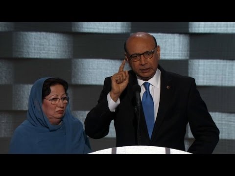 Khizr and Ghazala Khan speak at Democratic National Convention