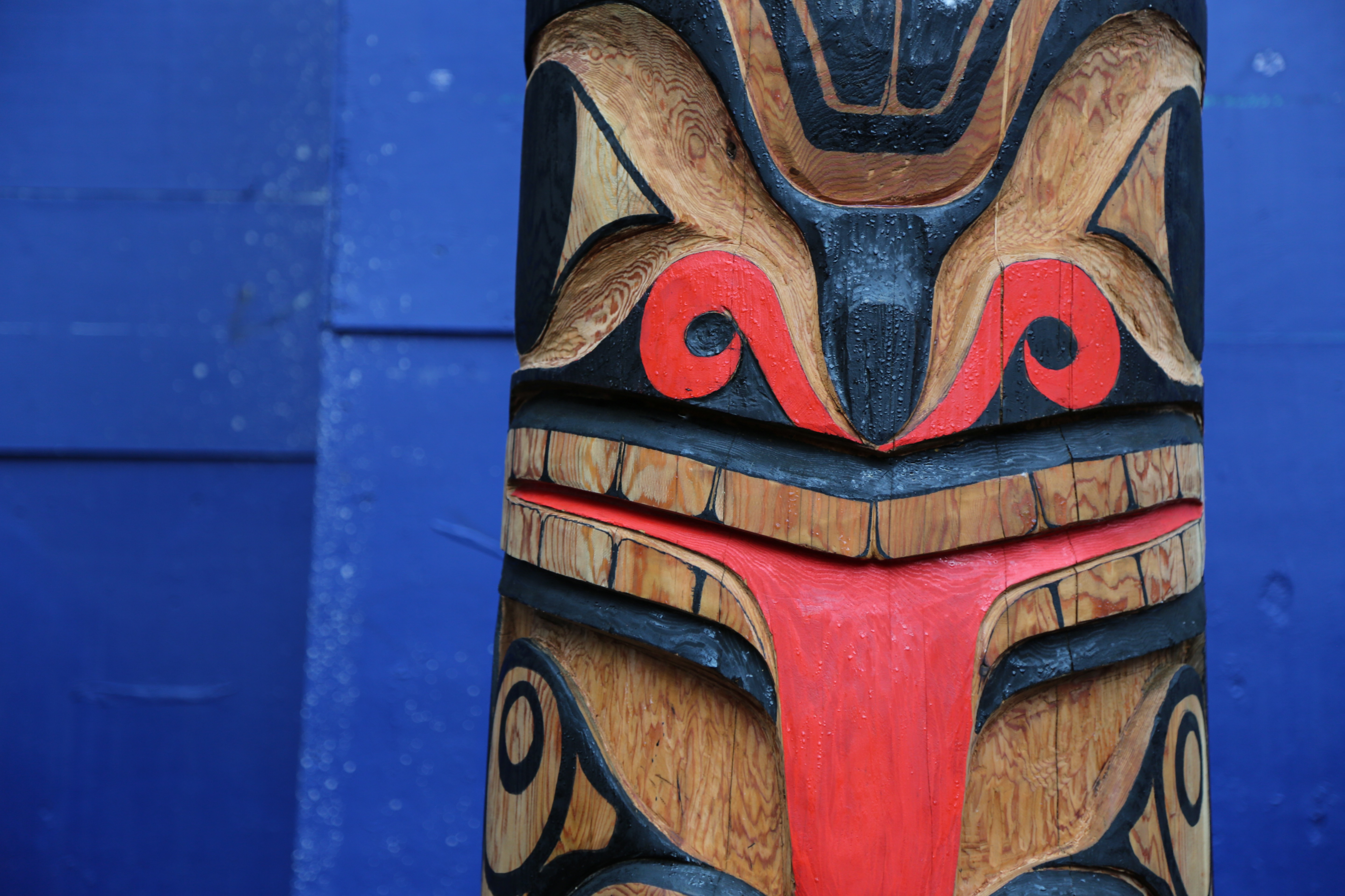 Survivors' totem pole, DTES Vancouver, B.C.