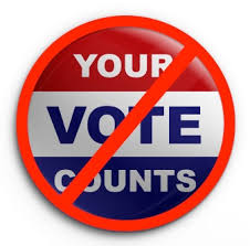 Your Vote Counts button - NOT