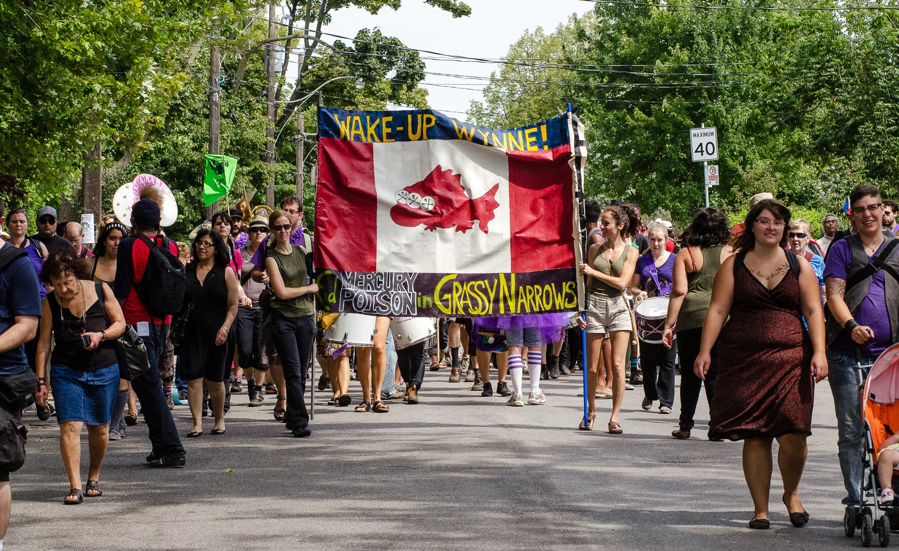 Kathleen Wynne's Home Demonstration. Kevin Konnyu//FreeGrassy.net