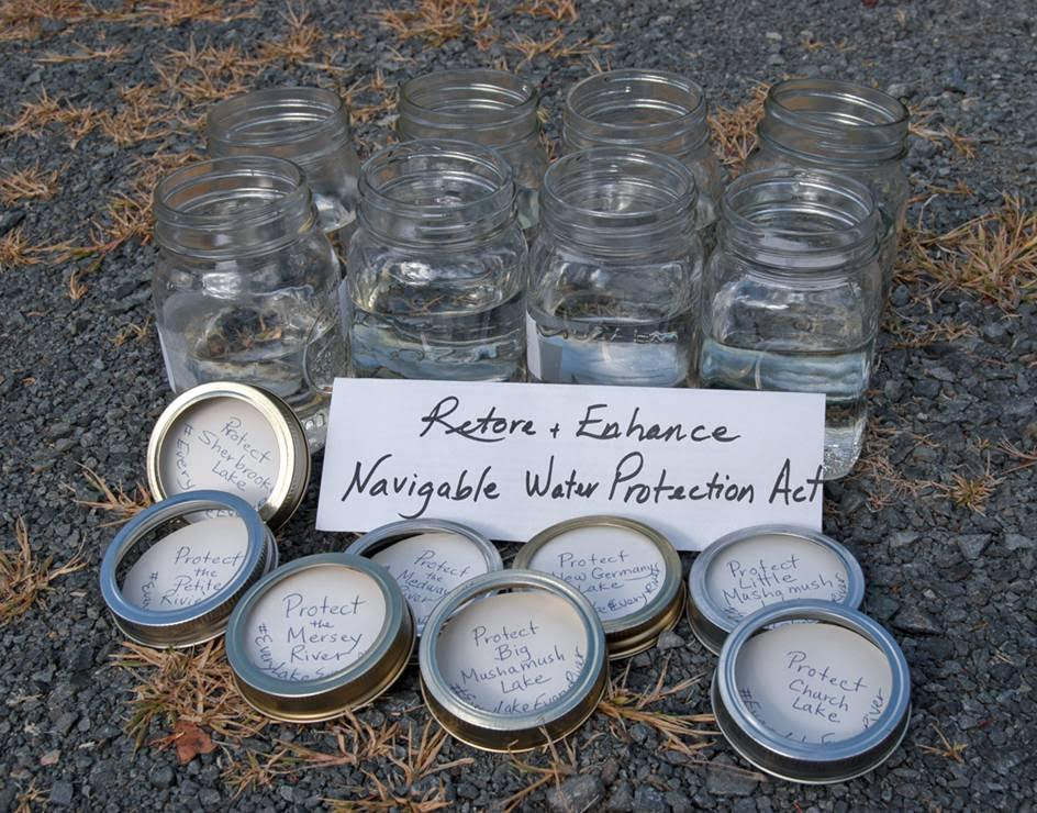 Water samples collected from Sherbrooke Lake, Big Mushamush Lake, Little Mushamu