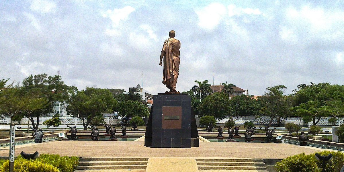 Kwame Nkrumah memorial in Accra