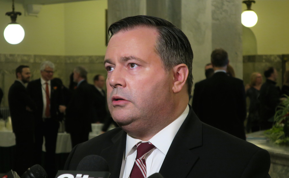 Party crasher Jason Kenney (David Climenhaga photo)