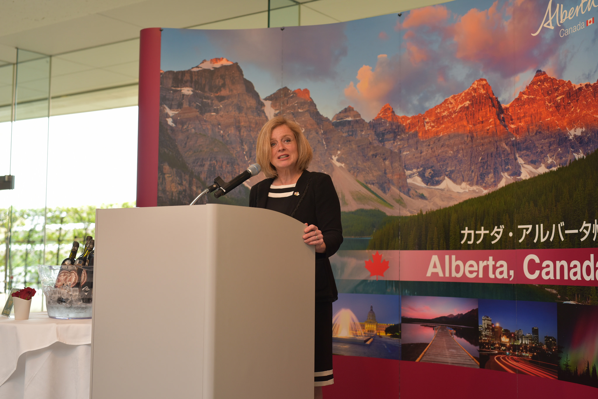 Rachel Notley in Tokyo, April 2017