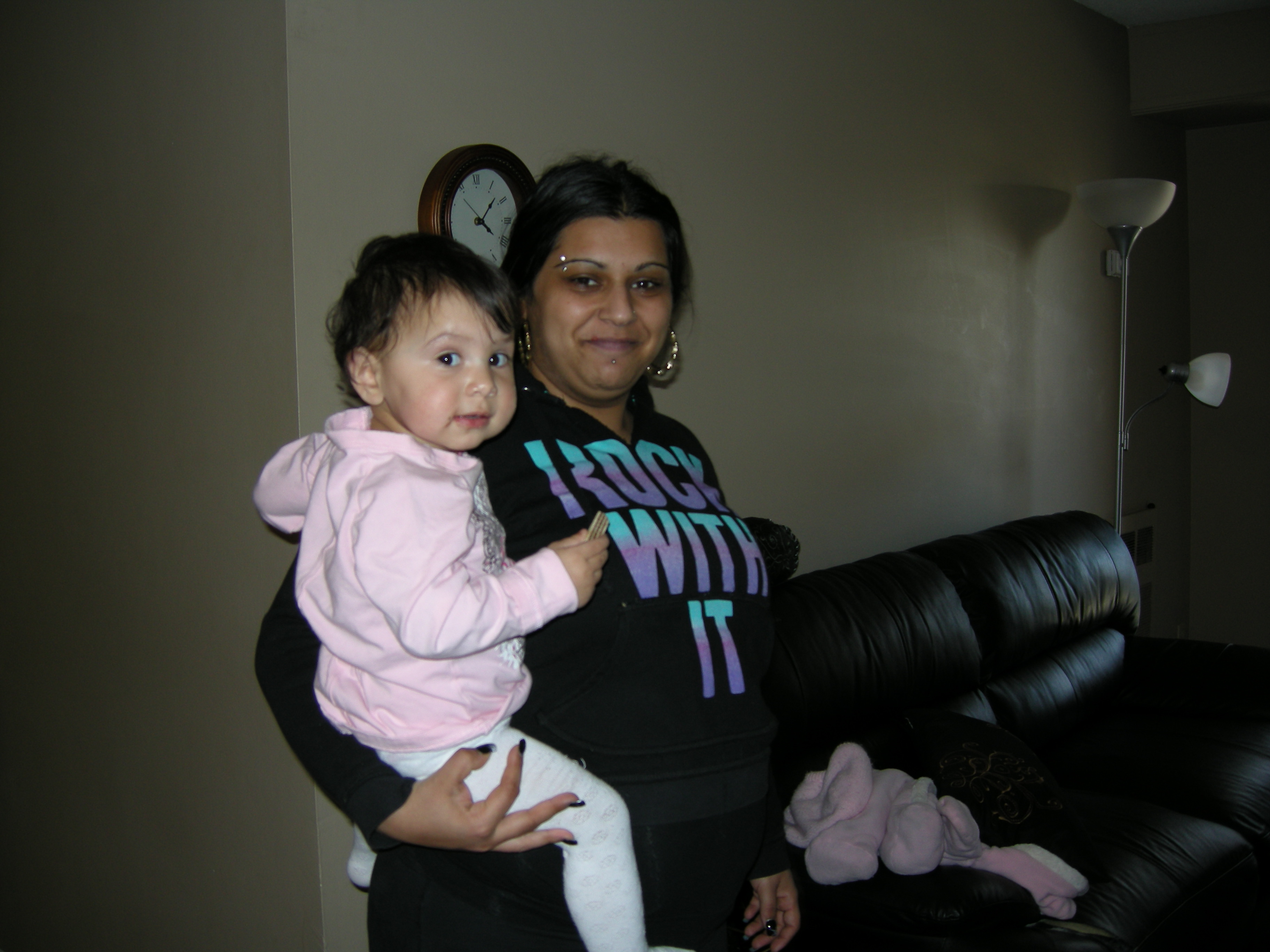 Roma refugee mother and child in Toronto