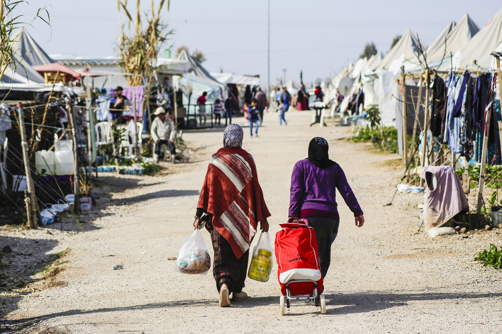 Image: Flickr/European Parliament. Syrian refugee camp in Turkey.