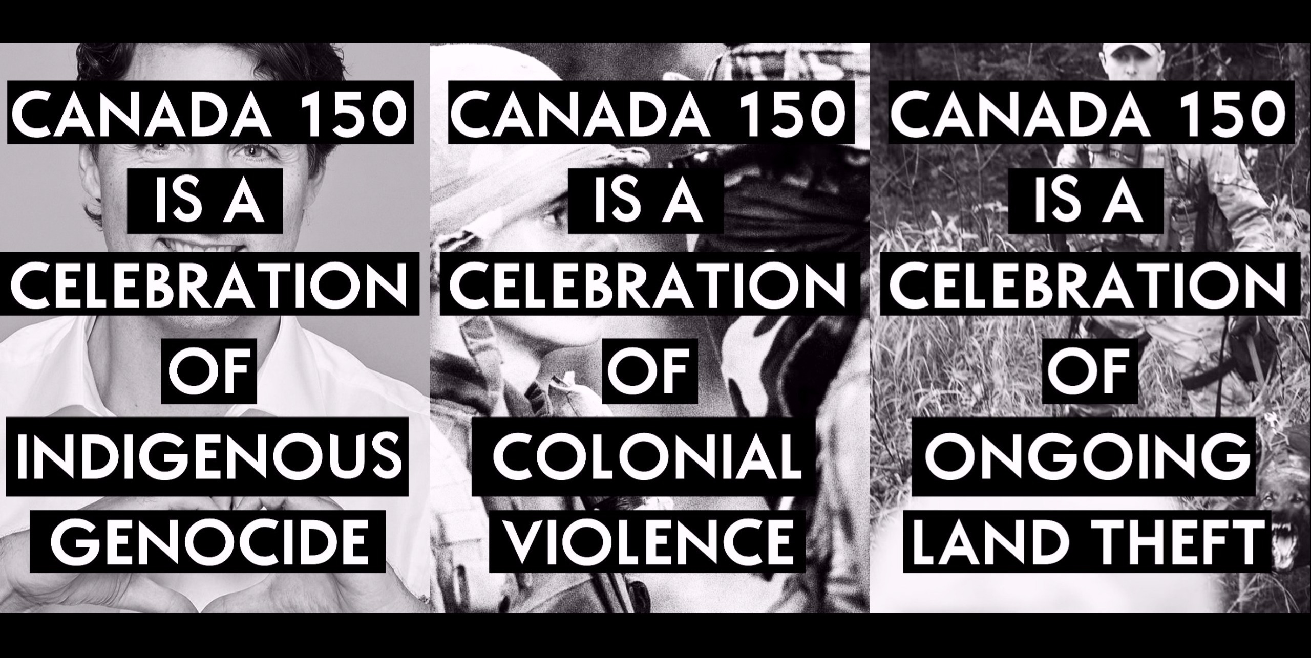 Image: Anti-Canada 150 Poster Pack