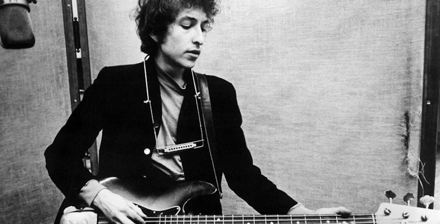 Young Bob Dylan. Image: Flickr/Paul Townsend