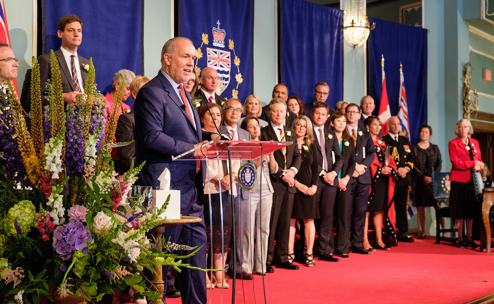 New B.C. government sworn in. Photo: BC Gov Photos/flickr