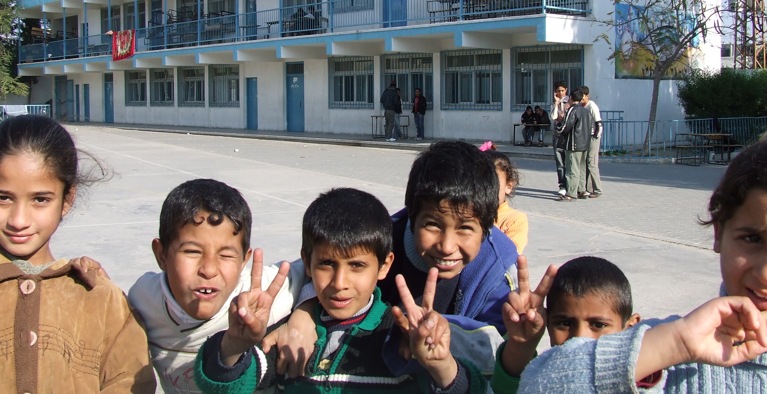 UNRWA refugee shelters, school and mosque in Rafah, Gaza. Image: Flickr/ISM Palestine  Like this article? Please chip in to keep stories like these coming.