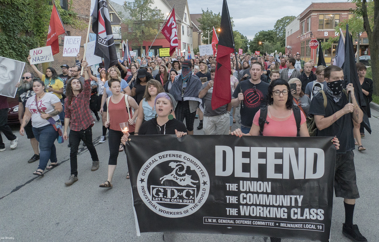 Protest against fascism. Photo: Joe Brusky/flickr