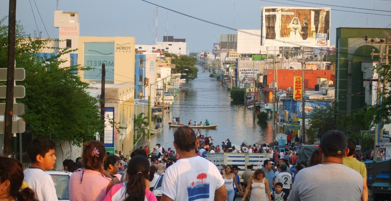 2007 Tabasco flood. Image: Flickr/Huitzil