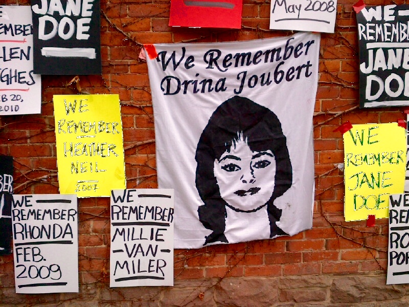 Protest signs at 21 Park Rd, location of Toronto's new winter respite program. Image: Cathy Crowe