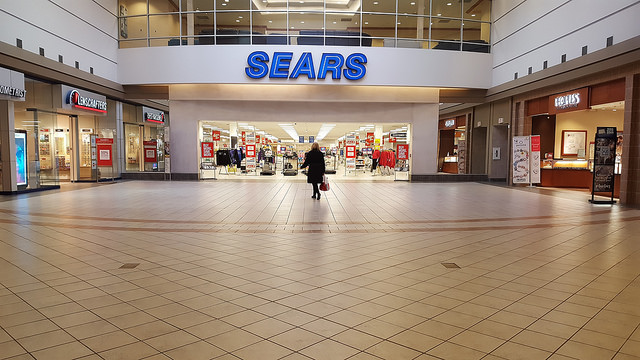 Sears Department Store at the Cambridge Centre, Cambridge, Ont. Photo: Mike Kalasnik