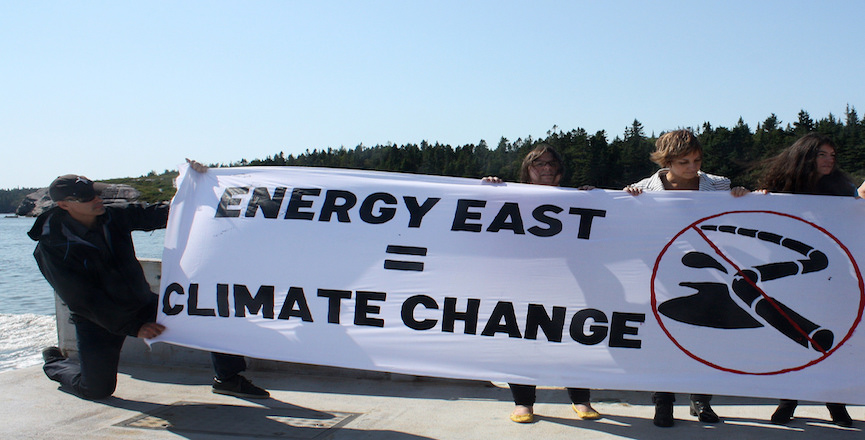 Protestors in Saint John. Image: Environmental Defence Canada/flickr