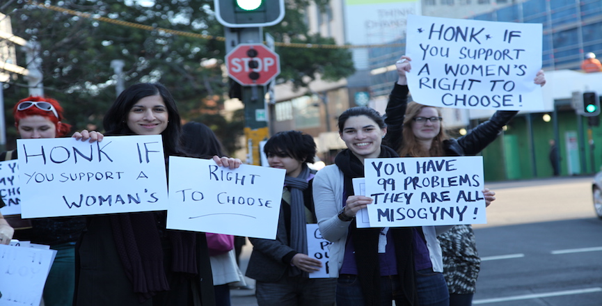 Pro-choice demonstrators. Image: Kate Ausburn/flickr